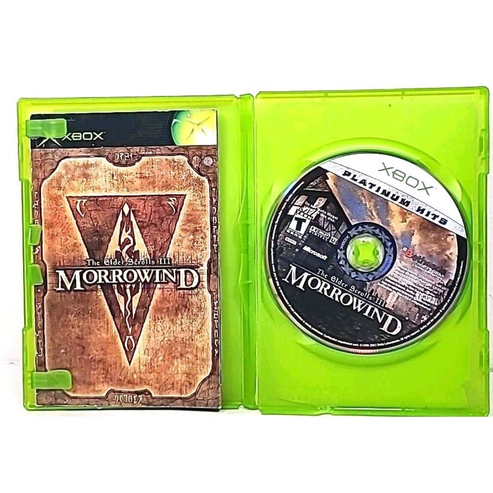 Elder Scrolls III: Morrowind - Platinum Hits (Microsoft Xbox, 2003)